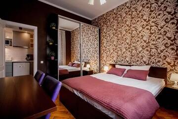 Фото номера Апартаменты с 1 спальней Апарт-отели RIGAAPARTMENT Gertruda Apartments &amp; Restaurant г. Рига 7