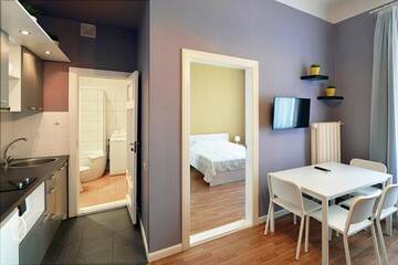 Фото номера Апартаменты с 1 спальней Апарт-отели RIGAAPARTMENT Gertruda Apartments &amp; Restaurant г. Рига 17