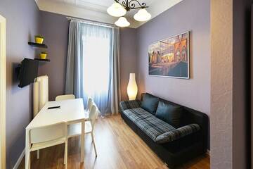 Фото номера Апартаменты с 1 спальней Апарт-отели RIGAAPARTMENT Gertruda Apartments &amp; Restaurant г. Рига 18