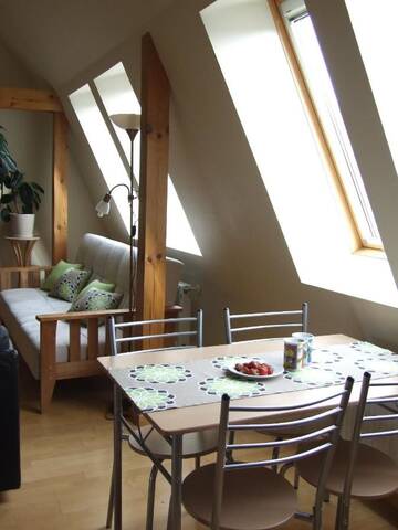 Фото номера Апартаменты с 2 спальнями Апартаменты Sunlit Loft Apartment Riga г. Рига 8
