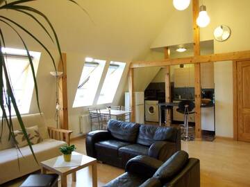 Фото номера Апартаменты с 2 спальнями Апартаменты Sunlit Loft Apartment Riga г. Рига 11
