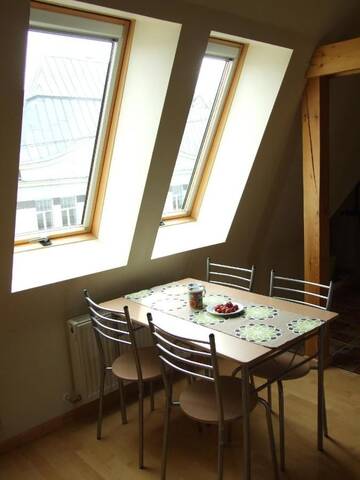 Фото номера Апартаменты с 2 спальнями Апартаменты Sunlit Loft Apartment Riga г. Рига 17