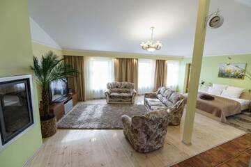 Фото номера Апартаменты Делюкс с 1 спальней и камином Апартаменты Daugava Lux Apartments г. Рига 24