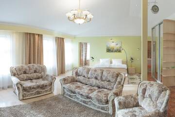 Фото номера Апартаменты Делюкс с 1 спальней и камином Апартаменты Daugava Lux Apartments г. Рига 27