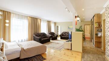 Фото номера Апартаменты с 1 спальней и камином Апартаменты Daugava Lux Apartments г. Рига 4