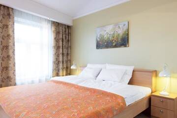 Фото номера Апартаменты Делюкс с 1 спальней и камином Апартаменты Daugava Lux Apartments г. Рига 58