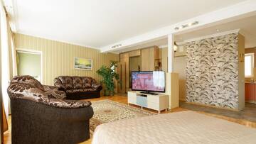 Фото номера Апартаменты с 1 спальней и камином Апартаменты Daugava Lux Apartments г. Рига 3