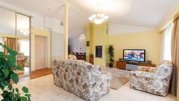 Фото номера Апартаменты Делюкс с 1 спальней и камином Апартаменты Daugava Lux Apartments г. Рига 43