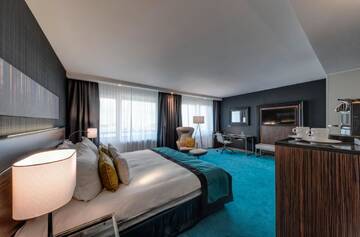 Фото номера Полулюкс с видом на реку и Старый город Отель Radisson Blu Daugava Hotel, Riga г. Рига 10