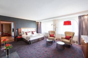 Фото номера Президентский люкс с террасой и видом на реку. Отель Radisson Blu Daugava Hotel, Riga г. Рига 6