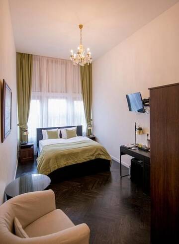 Фото номера Двухместный номер бизнес-класса с 1 кроватью Отель Hotel Gutenbergs г. Рига 3