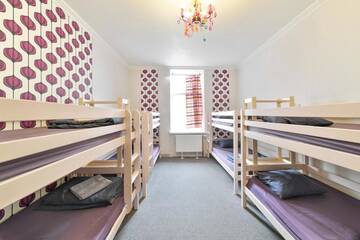 Фото номера Односпальная кровать в общем номере с 10 кроватями Хостелы Riga Hostel Centre г. Рига 5