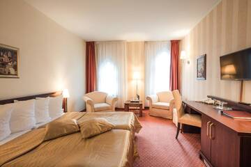 Фото номера Двухместный номер с 2 отдельными кроватями Отель Monika Centrum Hotels г. Рига 5