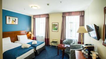 Фото номера Улучшенный двухместный номер с 2 отдельными кроватями Отель Hestia Riga Hotel Jugend г. Рига 3