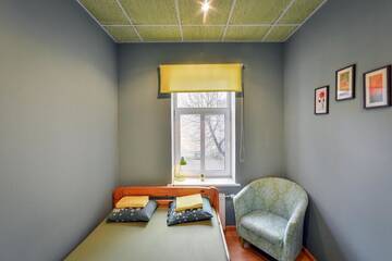 Фото номера Одноместный номер с общей ванной комнатой Хостелы Central Hostel г. Рига 3