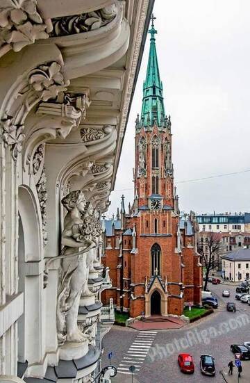Фото номера Апартаменты с 2 спальнями Апартаменты ANNA Riga Apartment г. Рига 46
