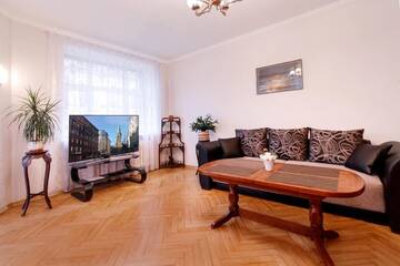 Фото номера Апартаменты с 2 спальнями Апартаменты ANNA Riga Apartment г. Рига 60