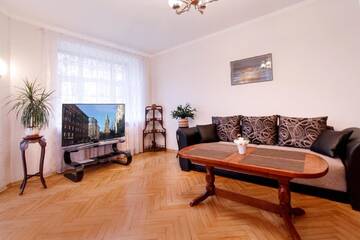 Фото номера Апартаменты с 2 спальнями Апартаменты ANNA Riga Apartment г. Рига 14