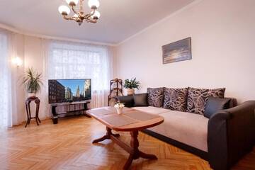 Фото номера Апартаменты с 2 спальнями Апартаменты ANNA Riga Apartment г. Рига 20