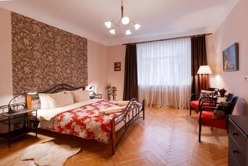 Фото номера Апартаменты с 2 спальнями Апартаменты ANNA Riga Apartment г. Рига 7