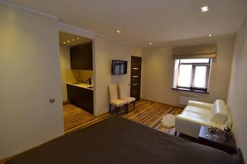 Фото номера Апартаменты-студио Апартаменты Modern Studio-apartment in the centre of Riga г. Рига 41