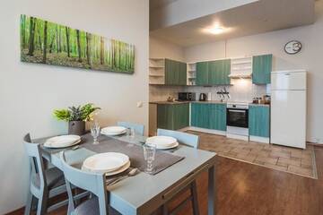 Фото номера Улучшенные апартаменты с 1 спальней Апарт-отели Bearsleys Downtown Apartments г. Рига 39
