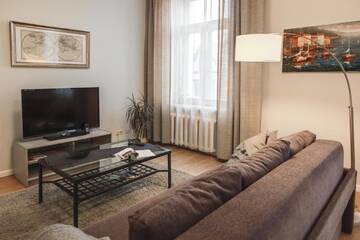 Фото номера Улучшенные апартаменты с 1 спальней Апарт-отели Bearsleys Downtown Apartments г. Рига 6