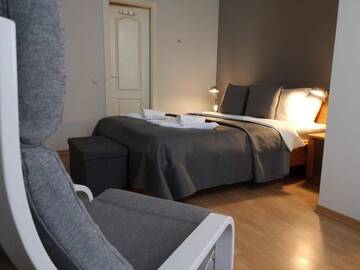 Фото номера Апартаменты с 2 спальнями Апарт-отели Bearsleys Downtown Apartments г. Рига 5