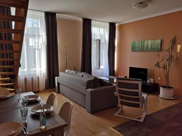 Фото номера Апартаменты с 2 спальнями Апарт-отели Bearsleys Downtown Apartments г. Рига 4