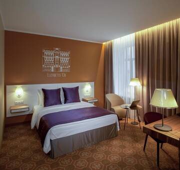 Фото номера Классический двухместный номер с 1 кроватью Отель Mercure Riga Centre г. Рига 9