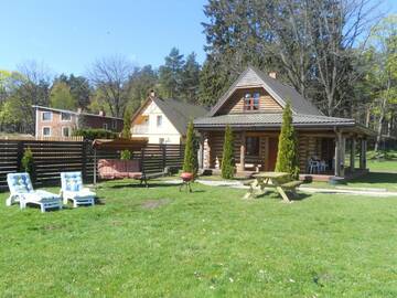 Фото номера Дом с 2 спальнями Дома для отпуска Forest Edge Lodge and House г. Рига 42