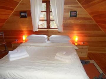 Фото номера Дом с 2 спальнями Дома для отпуска Forest Edge Lodge and House г. Рига 18