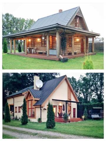 Фото номера Дом с 2 спальнями Дома для отпуска Forest Edge Lodge and House г. Рига 71