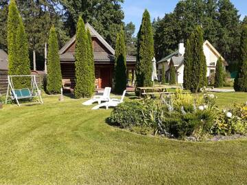 Фото номера Дом с 2 спальнями Дома для отпуска Forest Edge Lodge and House г. Рига 11