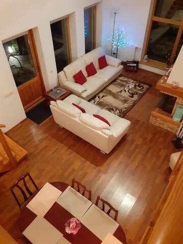 Фото номера Дом с 3 спальнями Дома для отпуска Forest Edge Lodge and House г. Рига 13