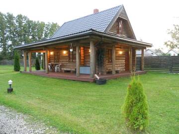Фото номера Дом с 2 спальнями Дома для отпуска Forest Edge Lodge and House г. Рига 51