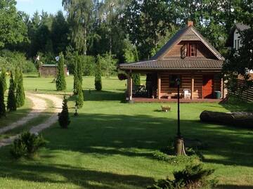 Фото номера Дом с 2 спальнями Дома для отпуска Forest Edge Lodge and House г. Рига 68