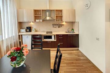 Фото номера Апартаменты с 1 спальней с двуспальной кроватью Апарт-отели RIGAAPARTMENT Sonada Aparthotel г. Рига 3
