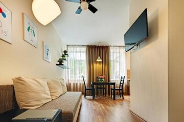 Фото номера Апартаменты с 1 спальней с двуспальной кроватью Апарт-отели RIGAAPARTMENT Sonada Aparthotel г. Рига 19