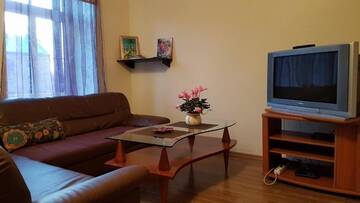 Фото номера Семейные апартаменты с 1 спальней Апартаменты Riga Centre Sun Apartments г. Рига 55