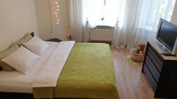 Фото номера Семейные апартаменты с 1 спальней Апартаменты Riga Centre Sun Apartments г. Рига 39