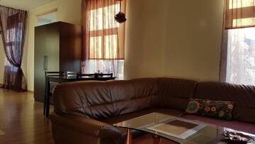 Фото номера Семейные апартаменты с 1 спальней Апартаменты Riga Centre Sun Apartments г. Рига 64