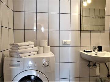 Фото номера Семейные апартаменты с 1 спальней Апартаменты Riga Centre Sun Apartments г. Рига 45