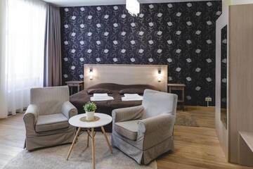 Фото номера Апартаменты-студио с балконом Апартаменты Riga Lux Apartments - Ernesta, Free parking г. Рига 13