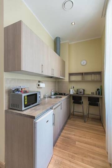 Фото номера Апартаменты-студио с балконом Апартаменты Riga Lux Apartments - Ernesta, Free parking г. Рига 16