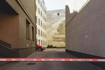 Фото номера Апартаменты-студио с балконом Апартаменты Riga Lux Apartments - Ernesta, Free parking г. Рига 21