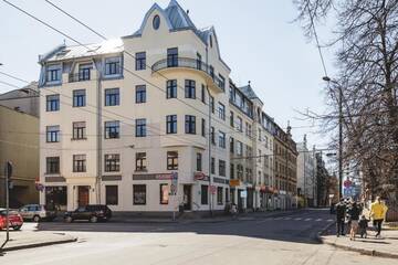 Фото номера Апартаменты-студио с балконом Апартаменты Riga Lux Apartments - Ernesta, Free parking г. Рига 22