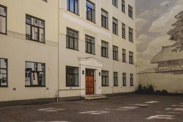 Фото номера Апартаменты-студио с балконом Апартаменты Riga Lux Apartments - Ernesta, Free parking г. Рига 19
