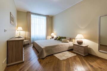 Фото номера Апартаменты с 2 спальнями и балконом Апартаменты Riga Lux Apartments - Ernesta, Free parking г. Рига 8