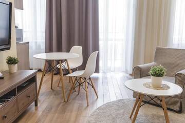 Фото номера Апартаменты-студио с балконом Апартаменты Riga Lux Apartments - Ernesta, Free parking г. Рига 6
